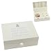 Beautiful Beige Baby Keepsake Box with Silver Plated Teddy Bear By Haysom Interiors