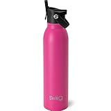 Swig Life 20oz Insulated Water Bottle with Straw
