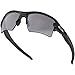 Oakley Men's OO9188 Flak 2.0 XL Rectangular Sunglasses, Polished Black/Black Iridium Polarized, 59 mm