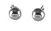 Sterling Silver Ball Stud Earrings (8mm)