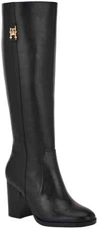 Amazon.com | Guess Women's Geima Boot, Black 001, 9 | Knee-High