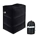 Ejoy Inflatable Travel Pillow for Foot Rest on Airplanes and Kids to Sleep on Long Flights (Black)