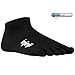 Injinji 2.0 Men's Sport Micro Toesocks, Black, Medium