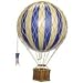 Authentic Models, Travels Light Air Balloon, Hanging Home Decor - 11.80 Inch Height, Historic Hot Air Balloon Model for Home Decor, Detailed Vintage Decorations to Hang from Ceiling - Blue Double