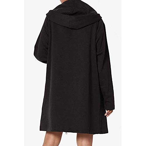 XOWRTE Women's Loose Fit Pocket Slim Coat Winter Jacket Cardigan Overcoat Outwear