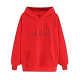 .ndg.dga Women Printed Loose Long Sleeve Sweatshirt