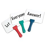 Classroom Set of 12 Answer Whiteboards w/Mini-erasers