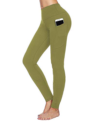 HOFI High Waist Yoga Pants for Women Side & Inner Pockets with Tummy Control Sports Leggings