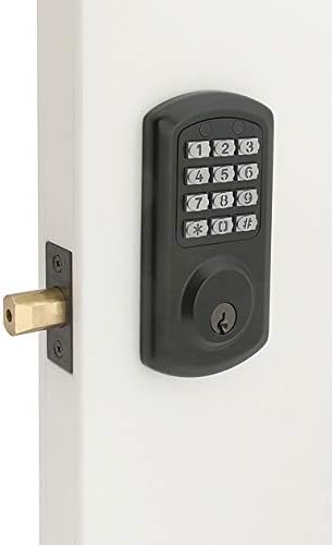 Prodigy SmartLock Commercial Grade Motorized Deadbolt 2000 with Keyless Entry (Flat Black)