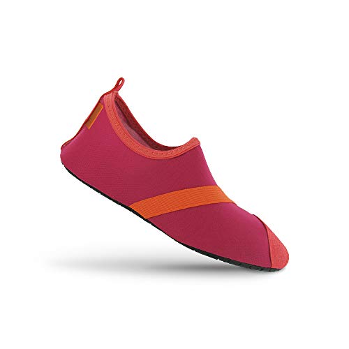 FitKicks Women's Active Footwear, Fuchsia / Orange, Small