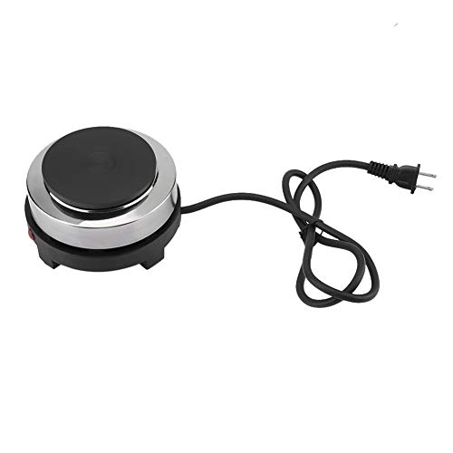 Portable Electric Mini Stove, 500W Small Hot Plates for Cooking Electric Countertop Stove Infrared Burner Multifunction Home Heater (US Plug 110V)