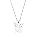 LEPENN Brand Pokemon Go Ball Necklace Game Anime Stainless Steel Team Valor Mystic Instinct Logo Bead Chain Necklace 24