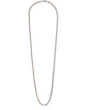 Womens Pearl Link Dual Strand To Choker Necklace