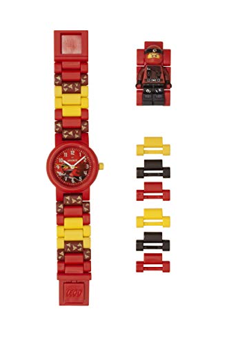LEGO Watches and Clocks Boy's Quartz Plastic Watch, Color:red (Model: 8021414)