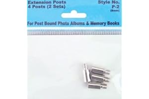 PIONEER PHOTO ALBUMS Pioneer Albums Bulk Buy Screw Post Extenders for Postbound Pioneer Albums 4 Posts Pack (2 Sets) P2 (6-Pack)6