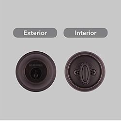 Baldwin Round, Single Cylinder Front Door Deadbolt