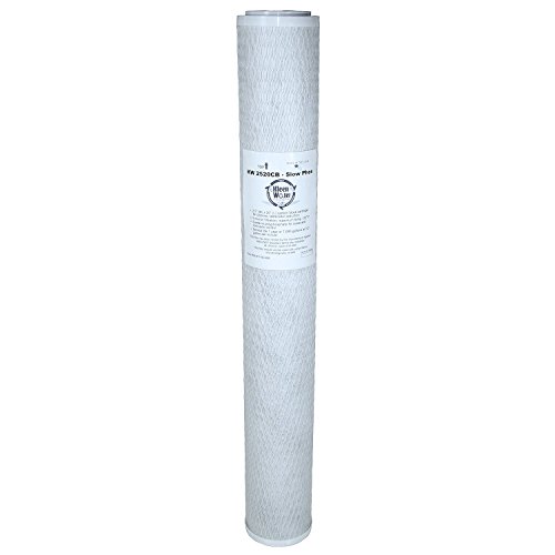 RCFS220 Compatible Filter, KleenWater Brand KW2520CB Replacement Carbon Block Water Filter Cartridge, Chlorine Cloramine Sulfur Odor Pesticide Contaminants Dirt Sediment Filtration