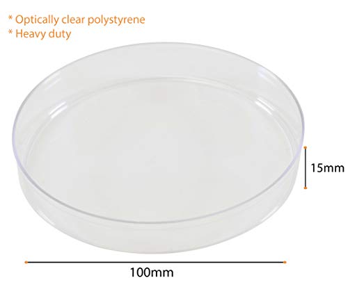 image for Hardy Diagnostics Petri Dish, Empty, with Stacking Ring, Sterile, Poly
