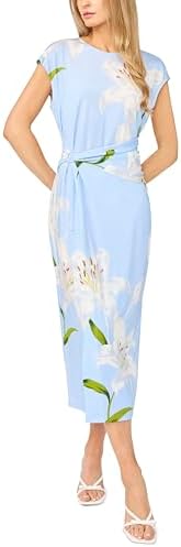 Ted Baker Women's Jozelyn Seersucker Tie Front Mini Dress, Bright