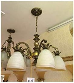 WHITERAY 5 Lights Round Chandelier, (Golden, 5W)