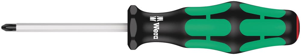 Wera 05008750001 350 PH SK - 0 x 60mm Screwdriver for Phillips Screws - Silver