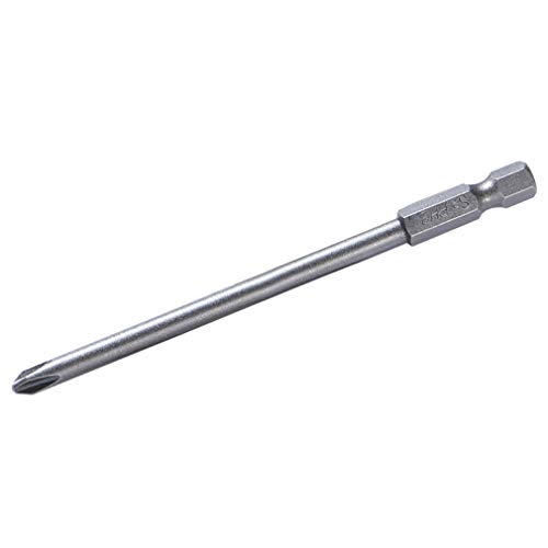 Hymnorq 9pc Phillips Crosshead Screwdriver Bits Set - Quick Release 1/4” Hex Shank for Easy Attachment - Solid S2 Steel Alloy, Magnetic Tip, 100mm Long - Fit All Standard Bit Holders & Power Tools - Thumbnail 2