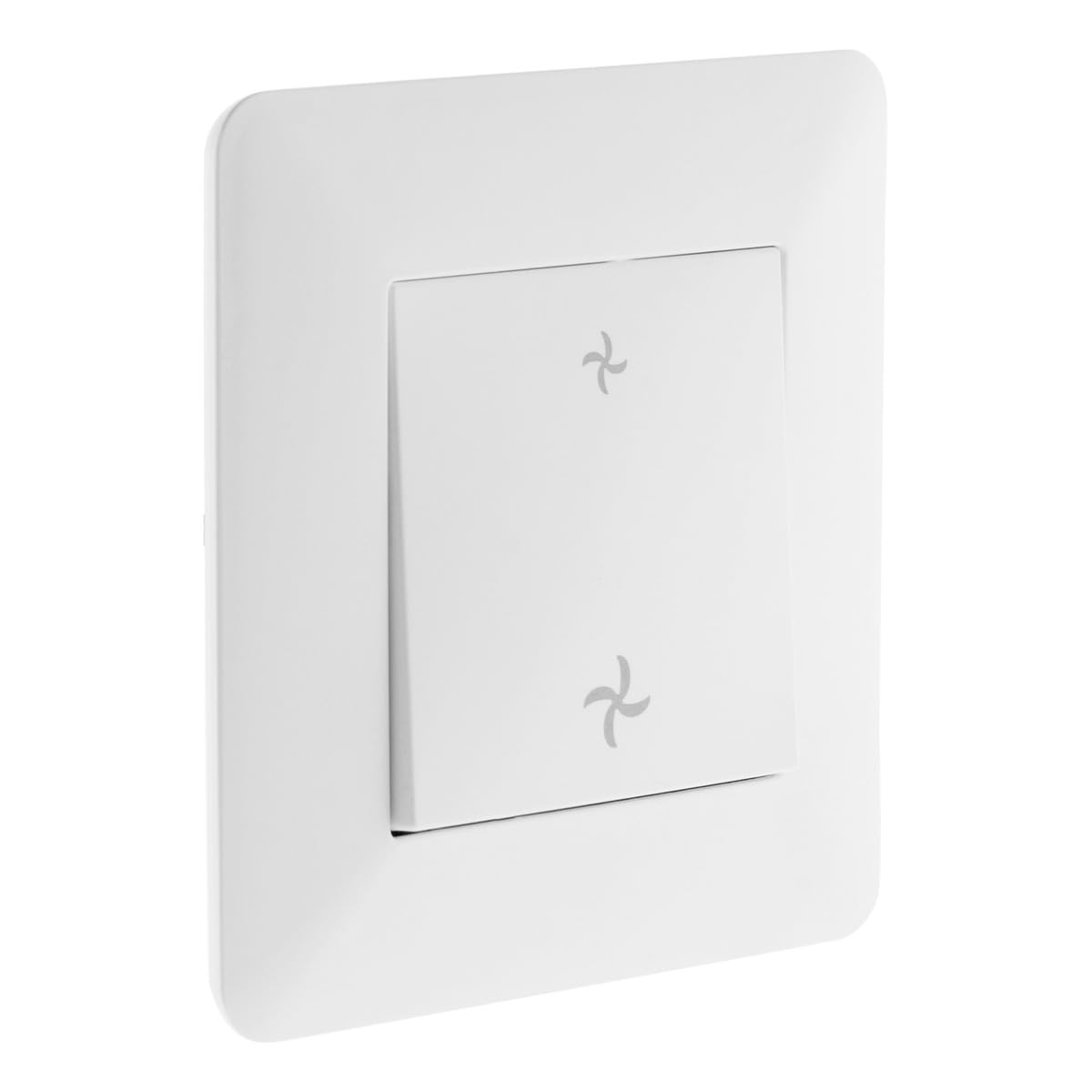 Zenitech - Artezo VMC Switch - Compact Design Electrical switchgear - Recessed Installation Ready to Install - Recessed Box Compatible - White - 86x86mm