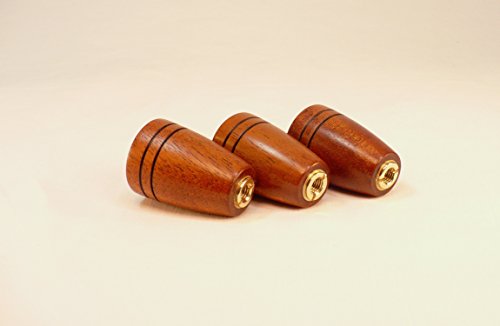 Lamp Finial, Mahogany, Dome Pattern 1