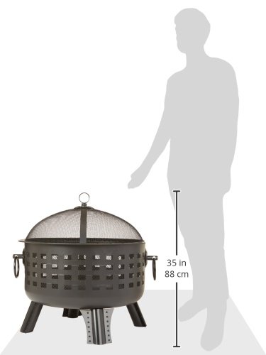 5 27+8+Inch+Steel+Lattice+Fire+Pit