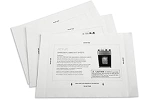 BIRSPPY Ativa™ Shredder Lubricant Sheets, Pack Of 100 Sheets