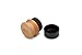 John Boos Oil & Cream Round Applicator for Wood Cutting Boards, Butcher Blocks & Utensils, Beechwood - Solid Hardwood Handle, Silver Ion-Treated Sponge, Storage Cap, Easy and Even Application
