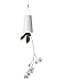 LOHOME Inverted Sky Garden Sky Postmodern Hanging Pot Upside Down Plant Flowerpot (White)