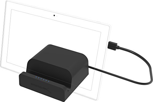 Sabrent USB 3.0 Universal Docking Station with Stand for Tablets and Laptops supports Windows & Mac (DS-RICA)