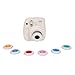 Sunmns Color Close-Up Lens Filter Set Compatible with Fujifilm Instax Mini 9/8/ 8+ Instant Film Camera, 6 Pieces