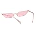 WOWSUN Vintage Cat Eye Polarized Women Sunglasses Small Retro Trendy Cateye Sunglasses (Pink Frame Pink Lens)