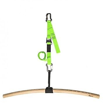 eaglefit Klimmzugstange gebogen aus Holz, freihängend, 100 cm breit, zur Deckenmontage