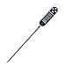 Digital Probe Cooking Meat Thermometer with Long Probe for Food, Meat, Candy and Bath Water, White