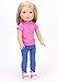 Sophia's Shoes Pack Set Includes Dressy Black Faux Patent Leather Flats and Pink Canvas Sneakers with Laces for 14.5