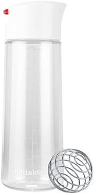 Whiskware Dressing Shaker with BlenderBall Wire Whisk, Tritan - , White