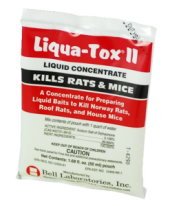 Liqua-Tox II Liquid Rodenticide-25 pouches BELL-102025