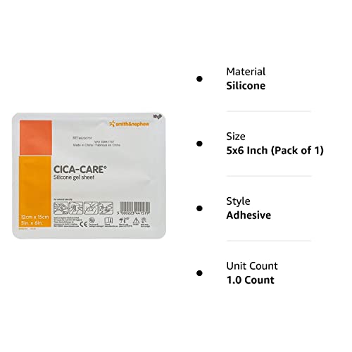 CicaCare Silicone Gel Adhesive Sheet (5" X 6") on Galleon Philippines