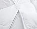 ROSECOSE Luxurious Goose Down Comforter King Size Duvet Insert Pinch Pleat 1200 Thread Count 750+ Fill Power 100% Cotton Shell Hypo-allergenic Down Proof with Tabs (King,White,Pinch Pleat)