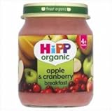 Hipp 4 Month Organic Apple & Cranberry Breakfast 125g