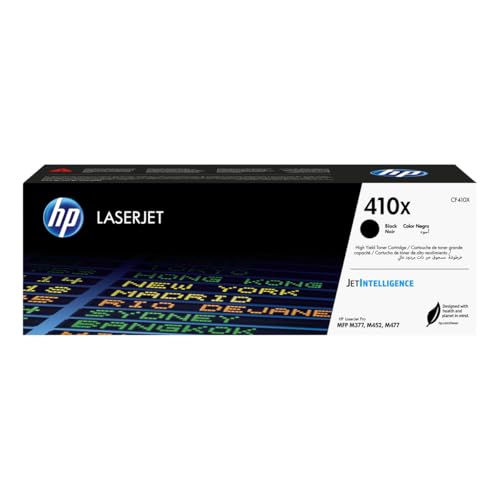 HP 410X (CF410X) Original Toner Schwarz mit hoher Reichweite für HP LaserJet Pro M377, XL