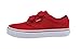 Vans Kids/youth Shoes Atwood Velcro Strap Red/white Sneakers