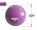 A2ZCARE Toning Ball - Weighted Toning Exercise Ball - Soft Weighted Medicine Ball for Pilates, Yoga, Physical Therapy and Fitness - Purple (8lbs)