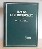 Black's Law Dictionary Revised Fourth Edition