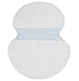 Disposable Womens Underarm Pads. Discreet, Comfortable, Sweat & Odor Free. Petite Contoured Shape. Exclusively for Women (Measures 3 3/4