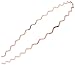 L. Erickson Metal Wave Headband 4-Pack - Gold/Silver/Rose Gold/Gunmetal