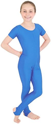 Dance Gear Rachel Children's Nylon Lycra Short Sleeved Catsuit
